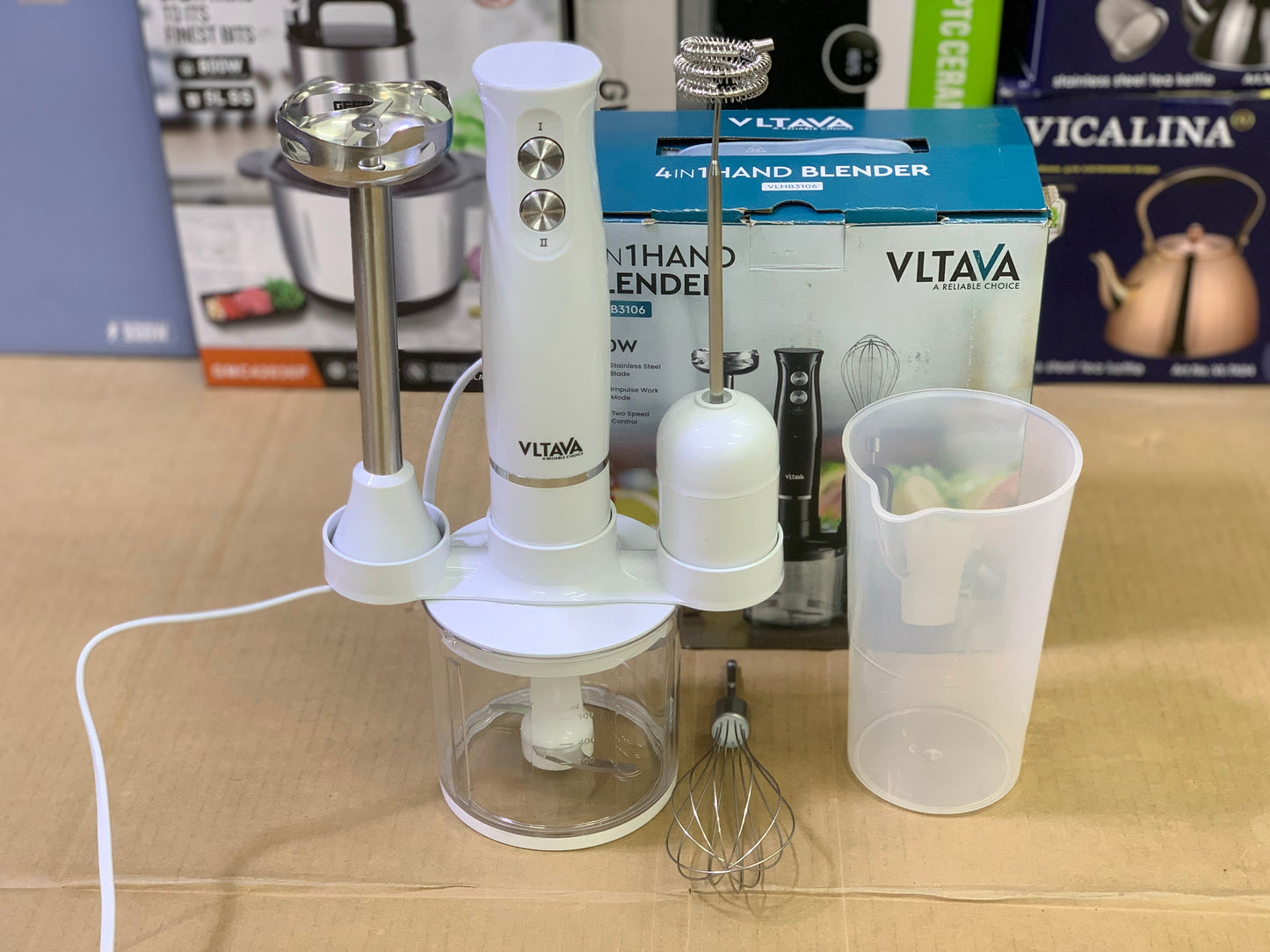 VLTAVA 4 in 1 Hand Blender Set