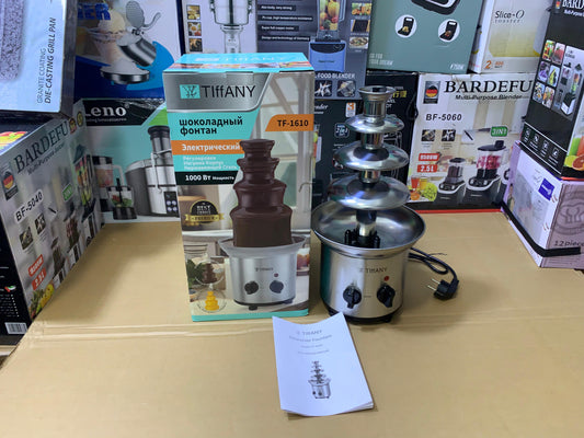 Tiffany Electric Chocolate Fondue 1000 watt power consubtion