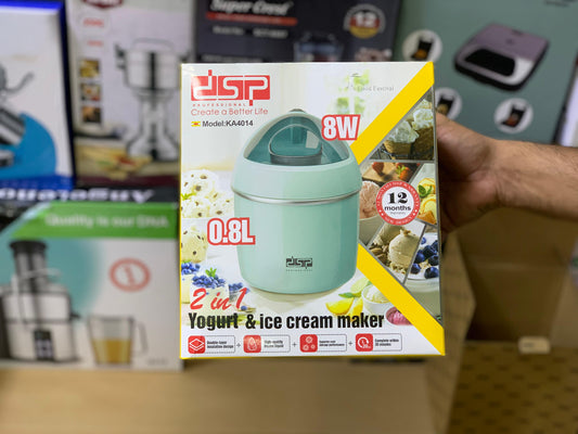 2 in 1 Yogurt & Ice Cream Maker| Model:KA4014 | 1 Year Warranty