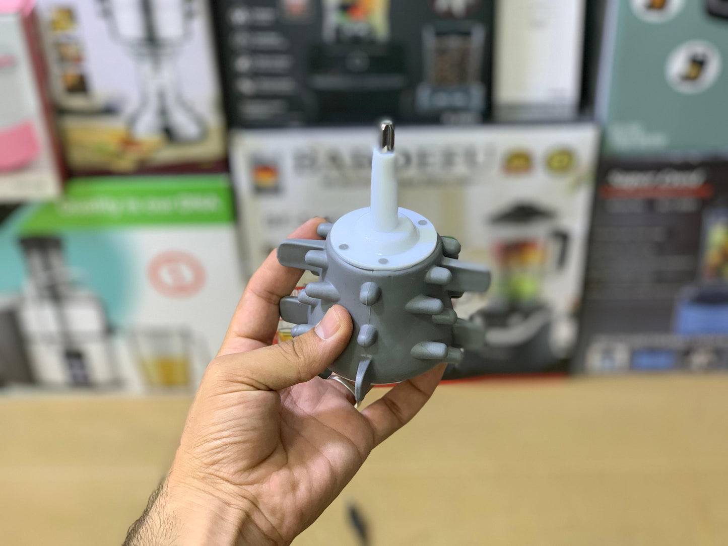 6 in 1 Food Chopper and Lasi maker double bowls and double blades