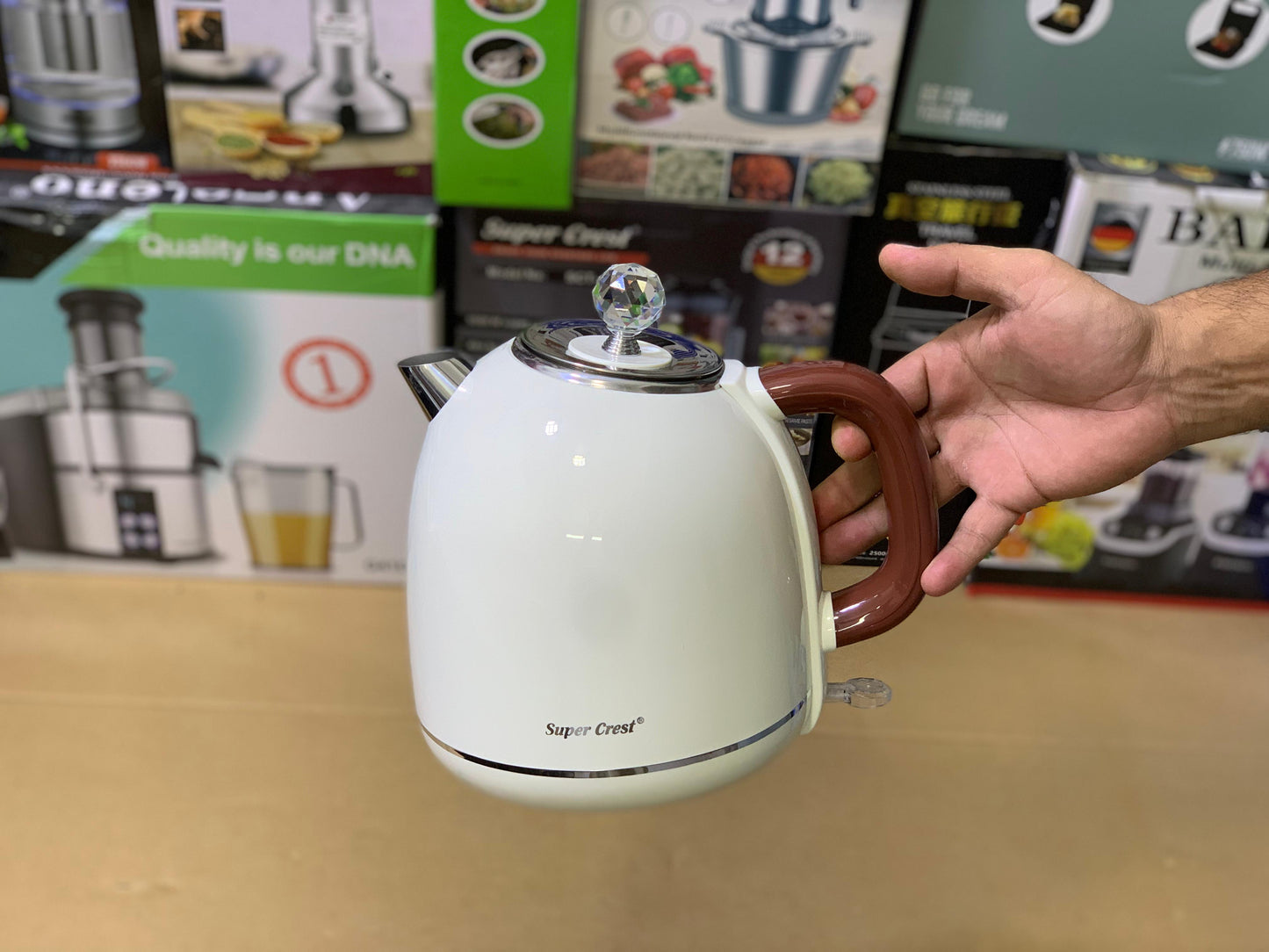 Super Crest Electric Kettle Model SCT: 4027