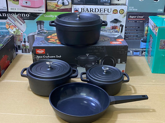 UAKEEN 7 pieces Die-Casting Aluminium Cookware Set|VK-21